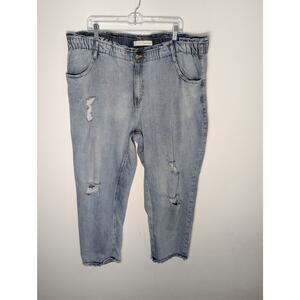 Est 1946 Denim High Rise Distressed Jeans Size 18W